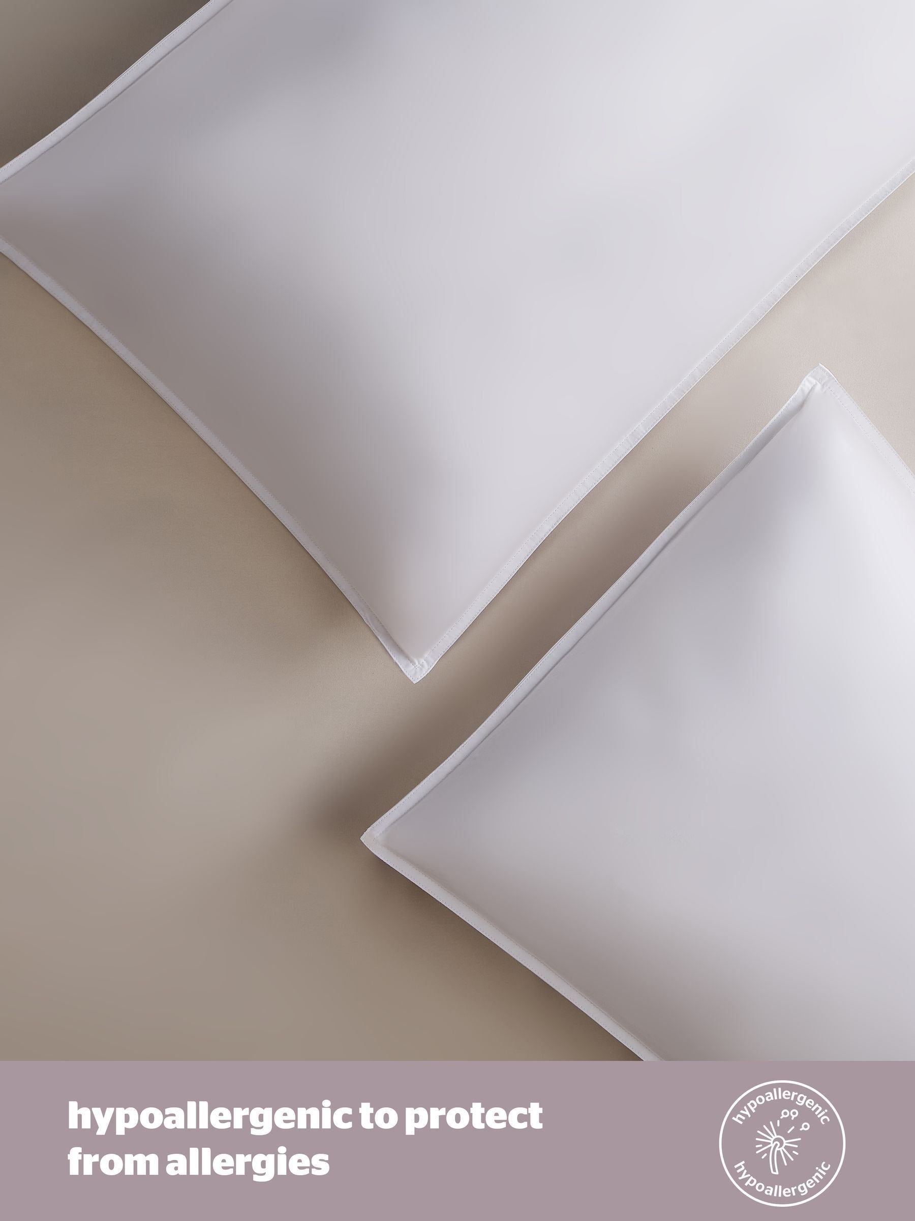 Silentnight duck down pillows set of 2 (British brand)