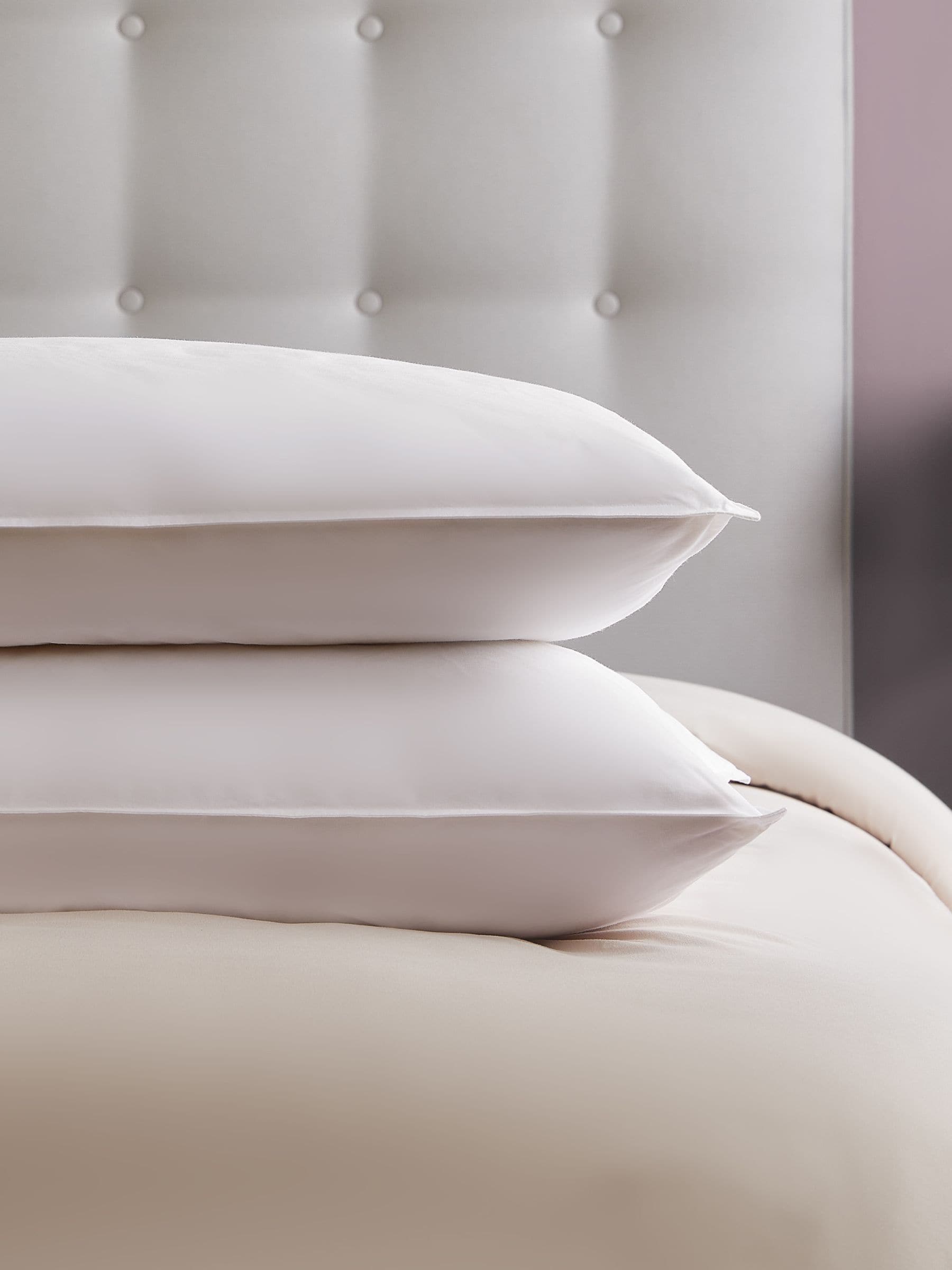 Silentnight duck down pillows set of 2 (British brand)