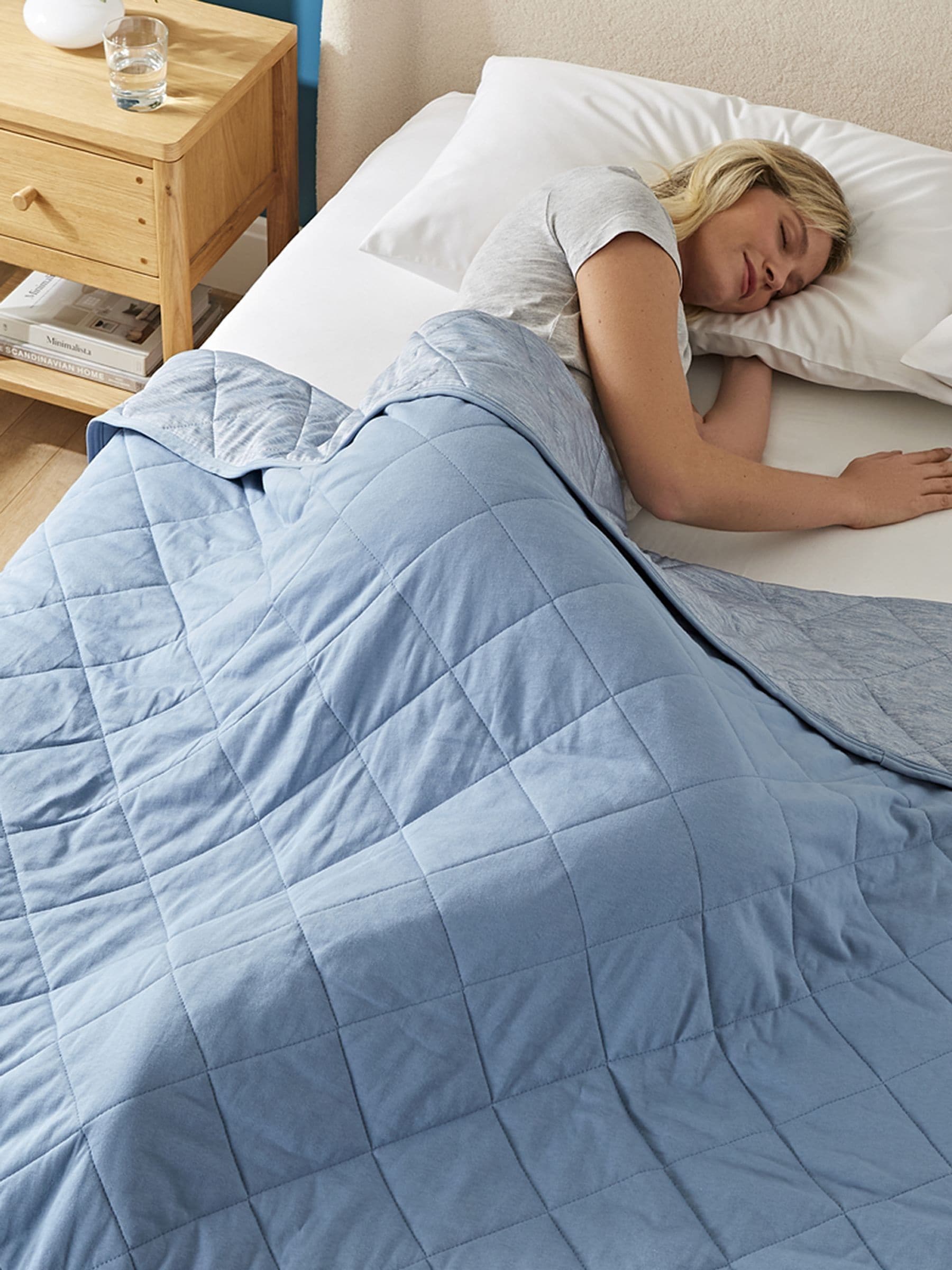 Silentnight Blue Restore Cooling Throw 152x178cm - British product