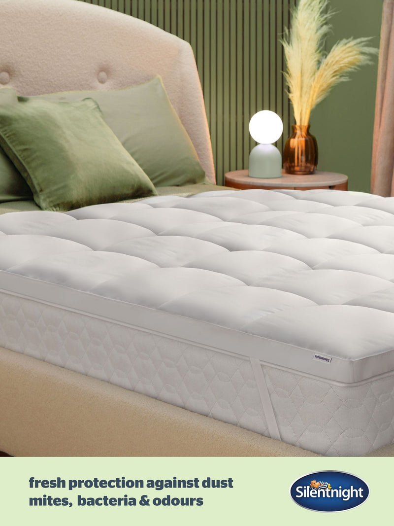 Silentnight White Anti Allergy Ultimate mattress topper 5cm (British brand)