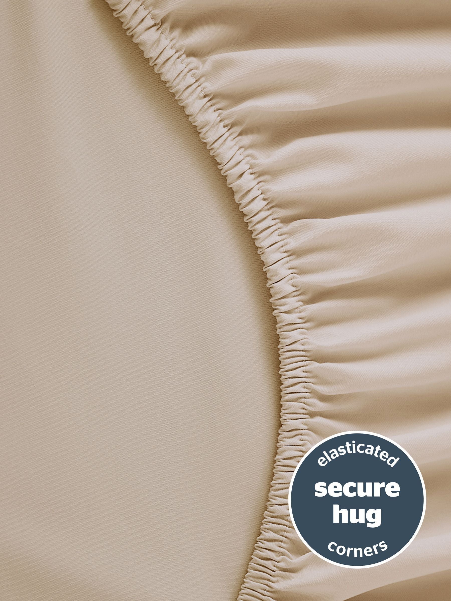 Silentnight extra deep pure cotton fitted sheet 40cm (British brand)