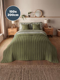 Silentnight green quilted bedspread 150x200cm (British brand)