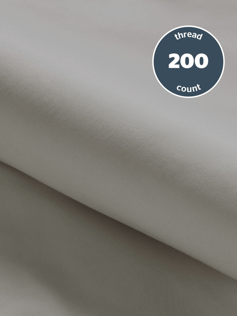 Silentnight light grey pure cotton 40cm extra deep fitted sheet (British brand)