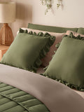 Silentnight ruffle edge cushion 45x45cm, imported from the UK