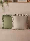 Silentnight ruffle edge cushion 45x45cm, imported from the UK