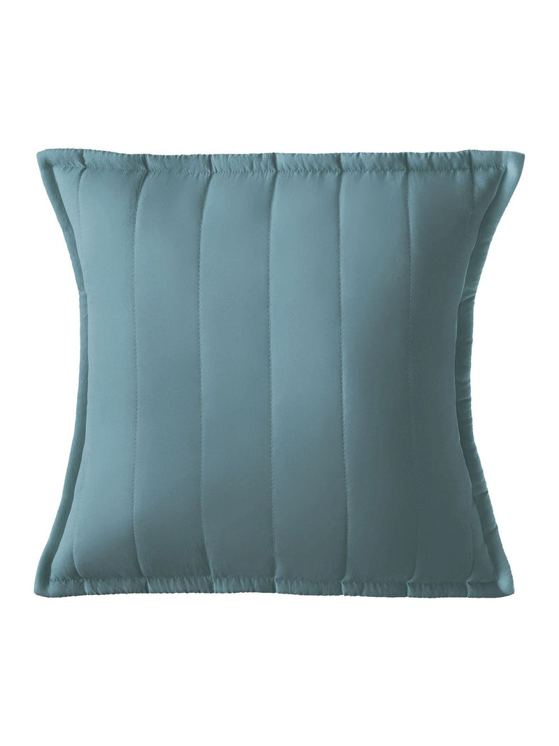 Silentnight blue quilted cushion 45x45cm (British brand)