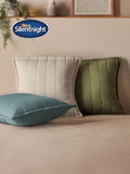 Silentnight blue quilted cushion 45x45cm (British brand)