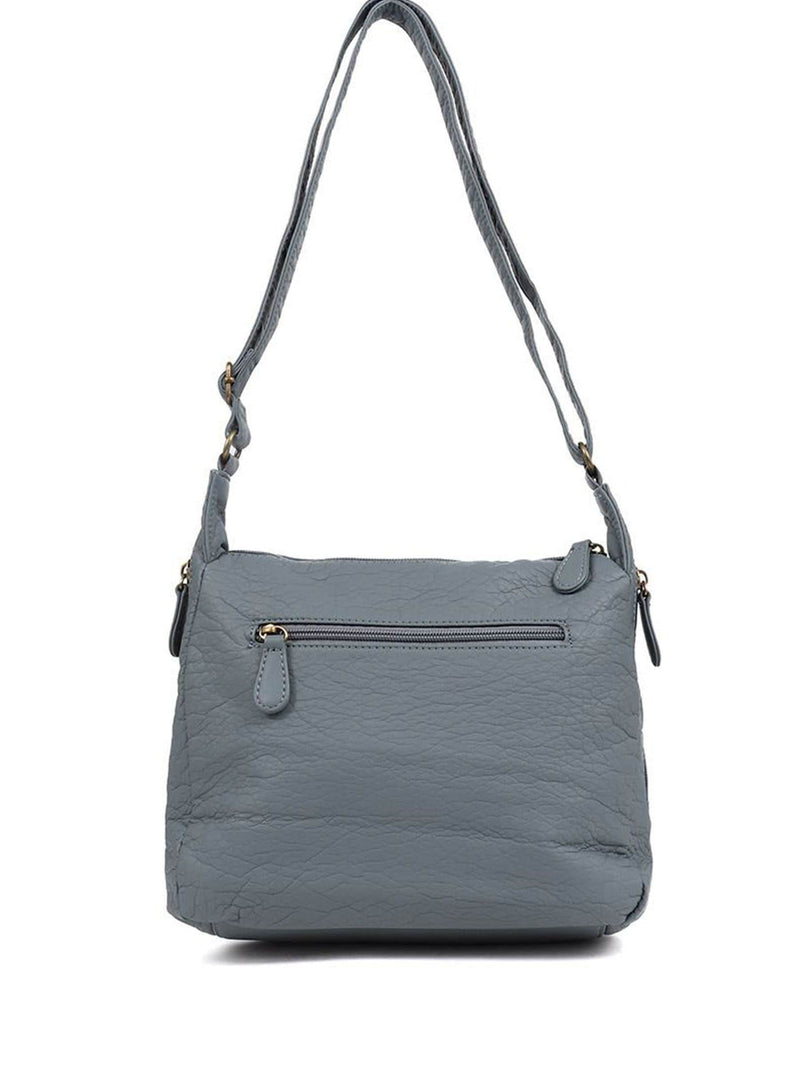 Pavers light blue cross-body bag, imported from the UK