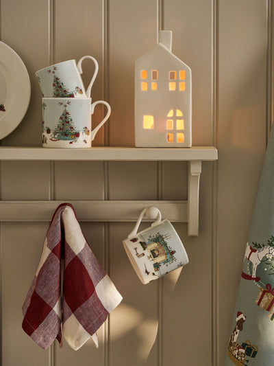 Sophie Allport White Large Cosy Christmas Mug