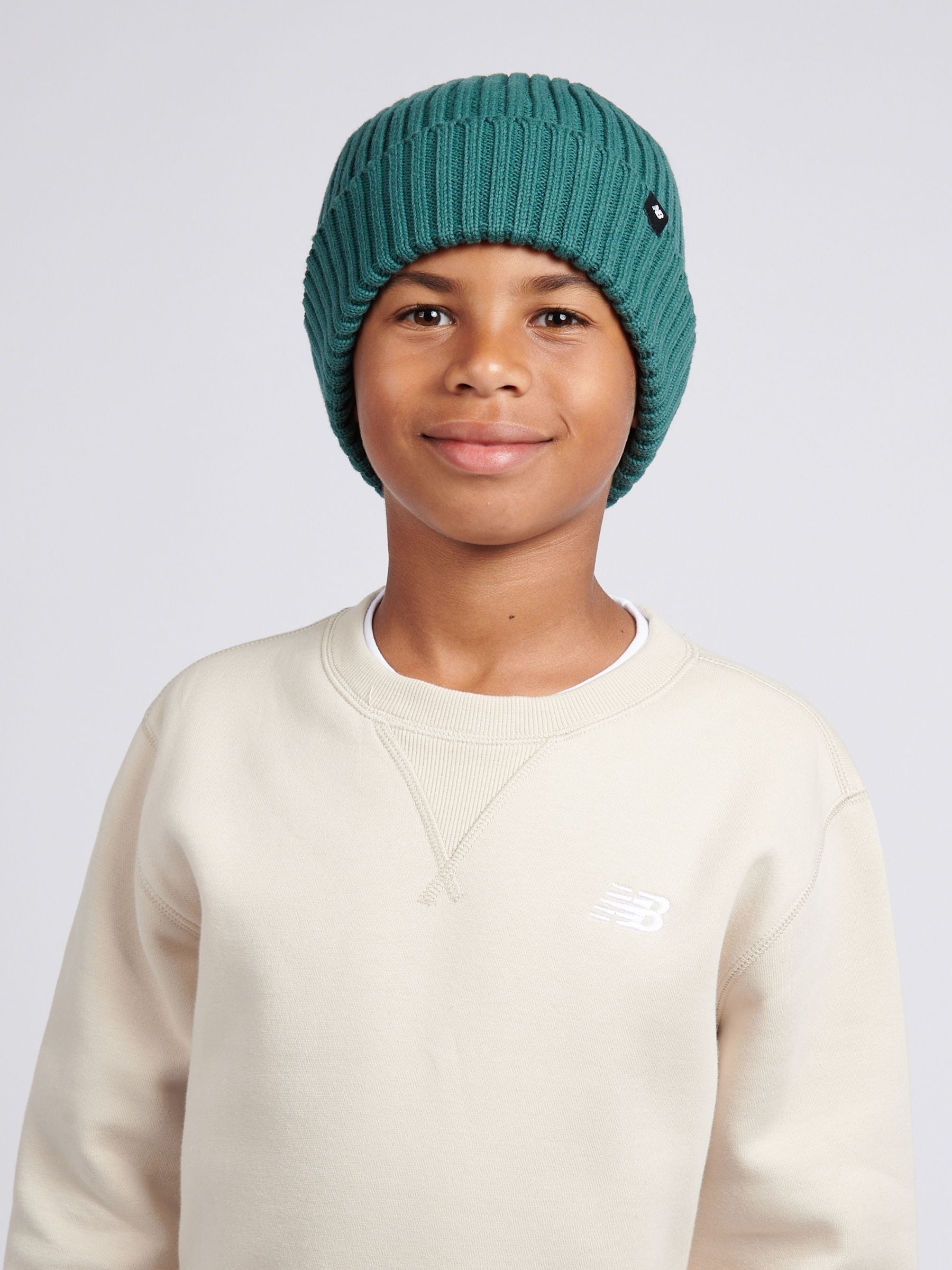 New Balance Pink Tab Beanie Hat