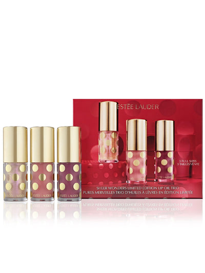 Estée Lauder Sheer Wonders Holiday Lip Oil Trio Geschenkset