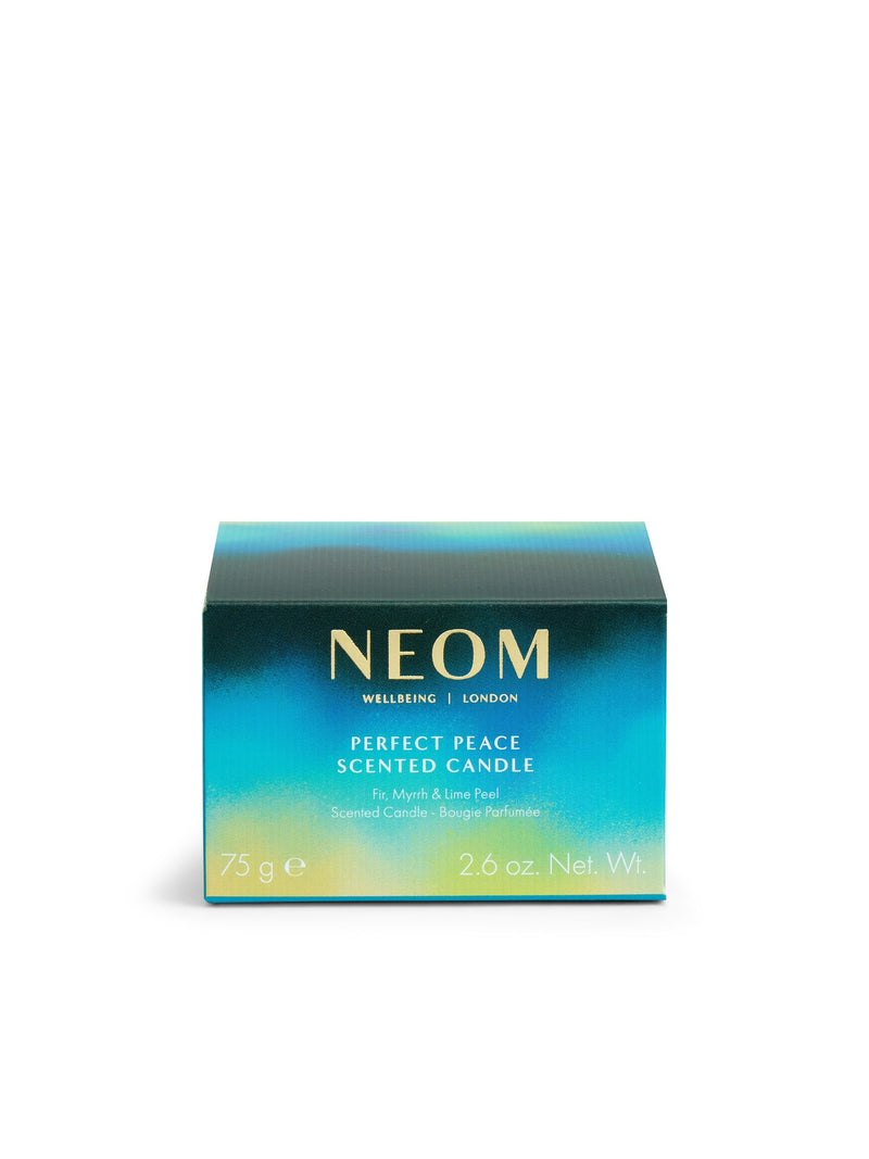 Neom Perfect Peace candle 75g, imported from the UK