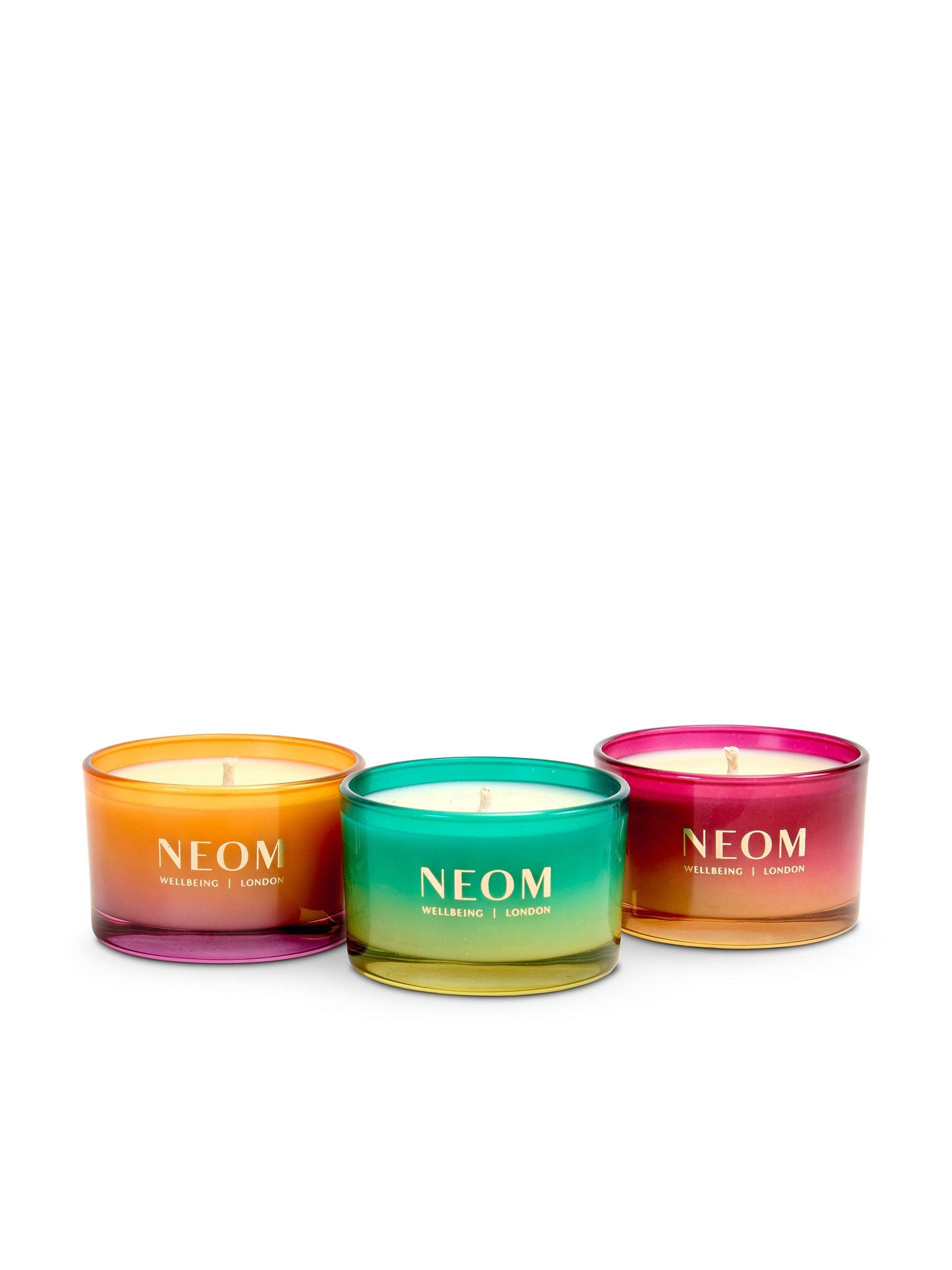 Neom Winter Wellbeing candle trio set 75g (British brand)