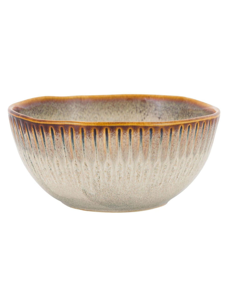 Gallery Home Set of 4 Stone Blair Ridged Bowls