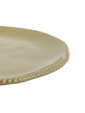 Gallery Home Set of 4 Olive Blair Beaded Side Plates