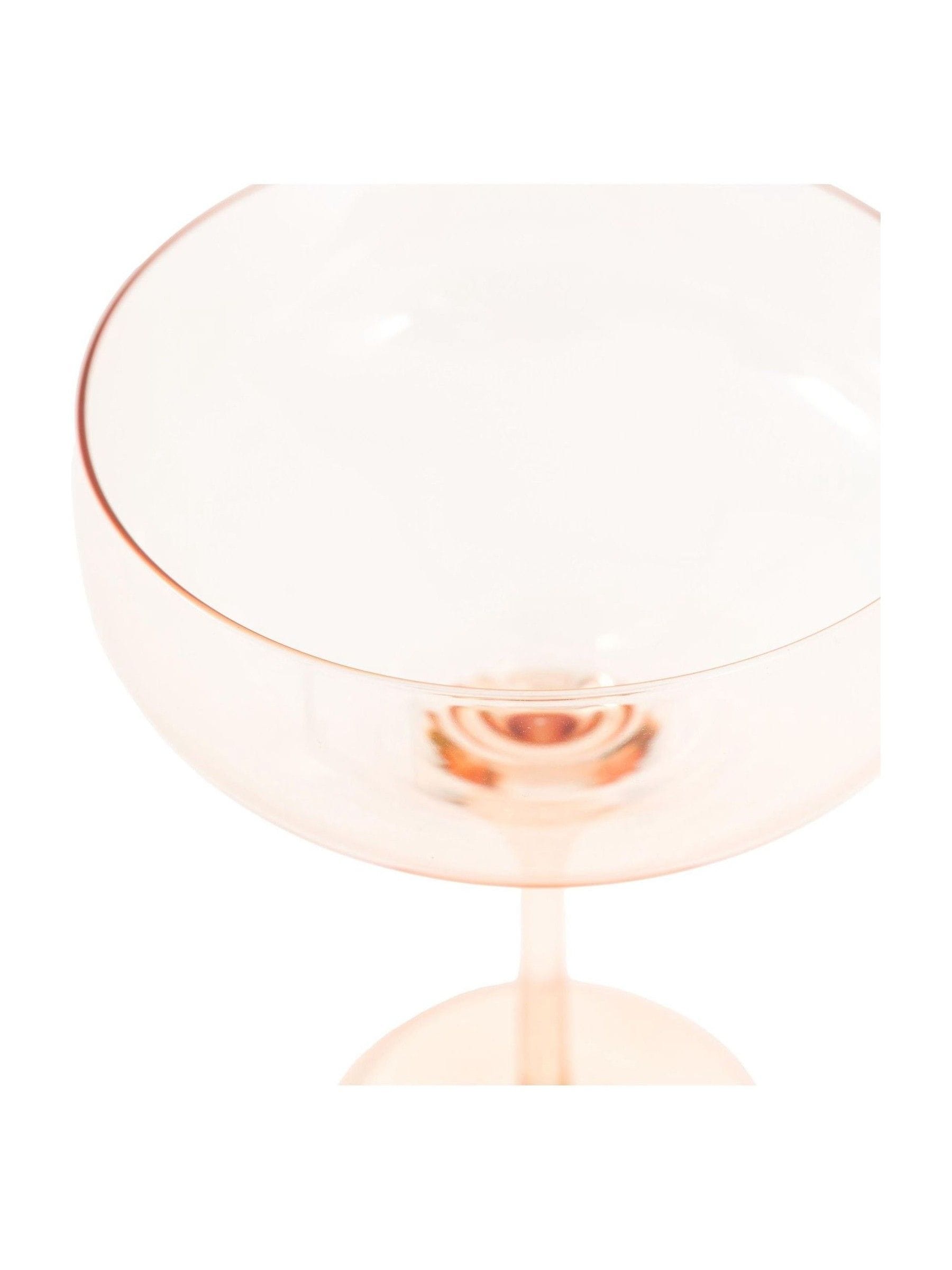 Gallery Home amber coupe glasses set of 4, UK version