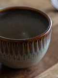 Gallery Home ceramic ridged mugs set of 4, UK version