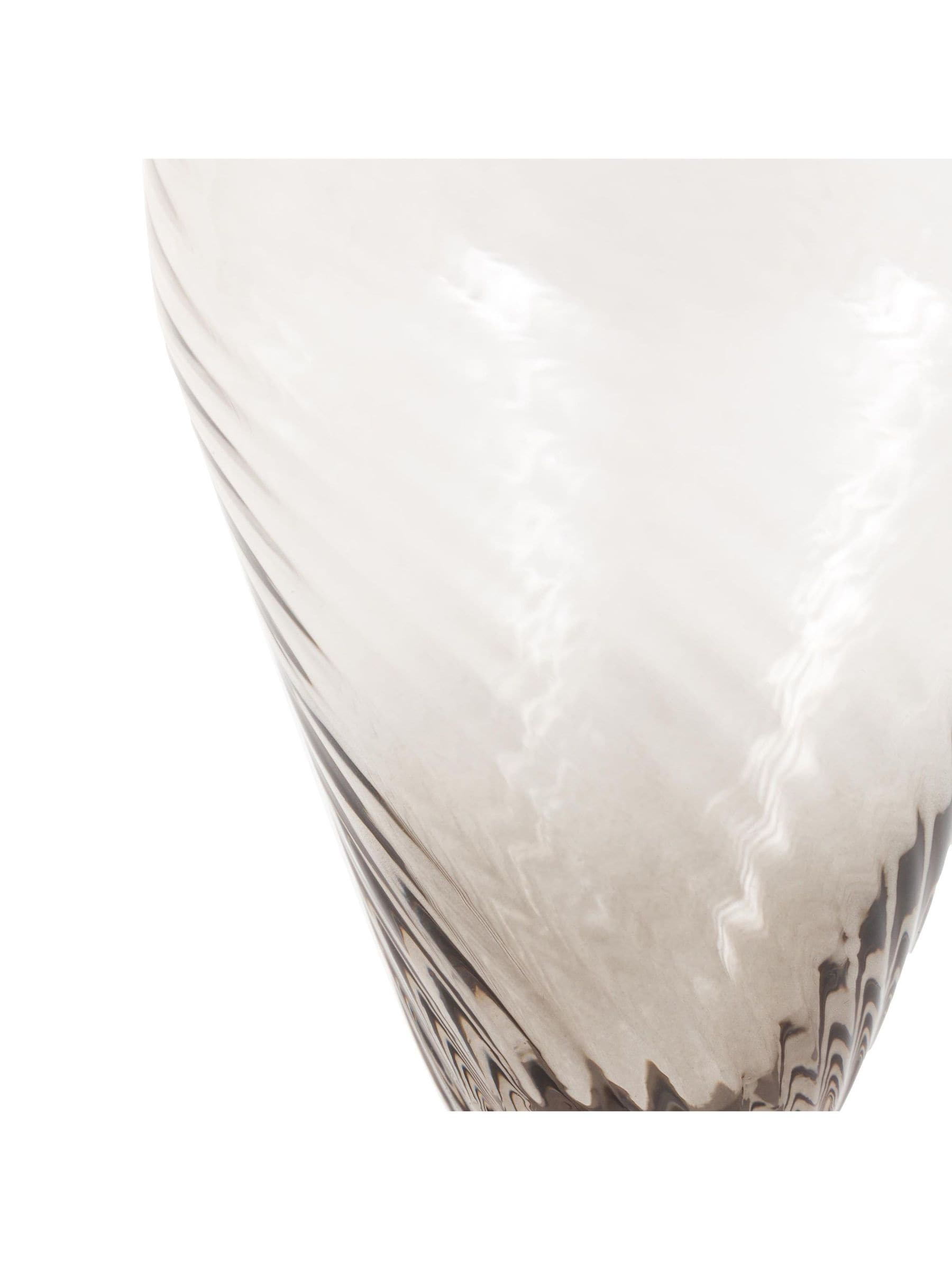 Gallery Home set of 4 smoked grey swirl wine glasses - British product