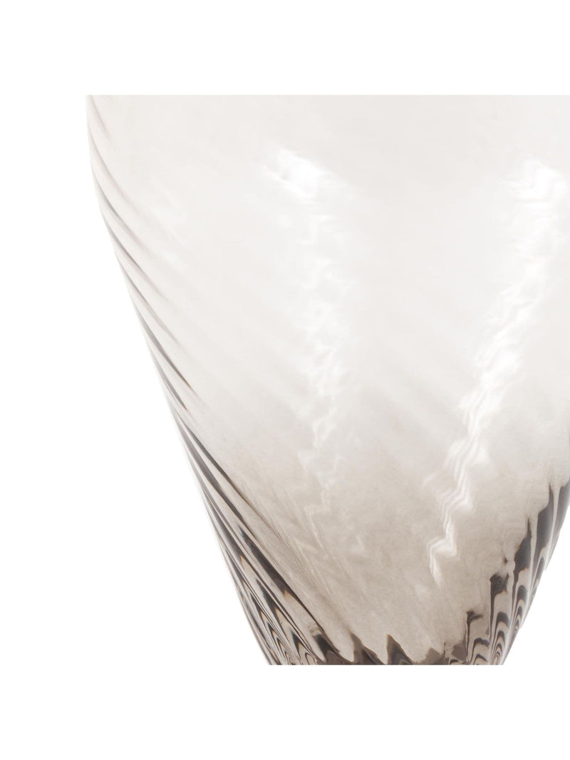 Gallery Home set of 4 smoked grey swirl wine glasses - British product