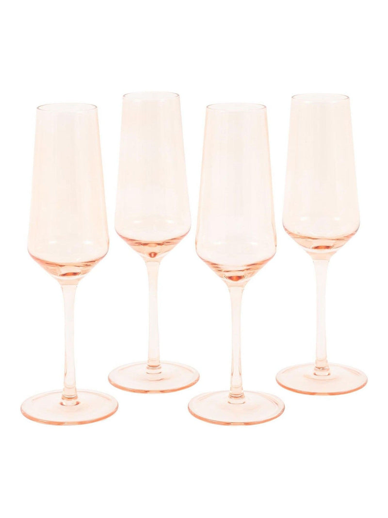 Gallery Home amber champagne flutes set of 4, UK version