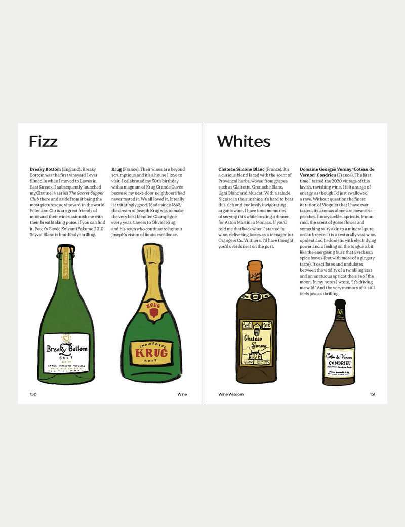 Wine guide book by Olly Smith, imported from the UK