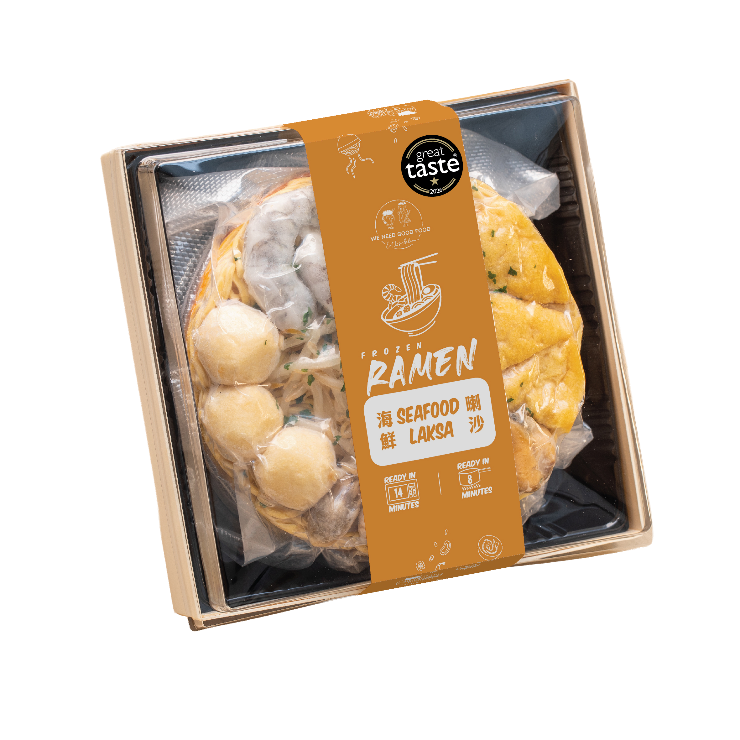 We Need Good Food Singaporean seafood laksa ramen (British brand)