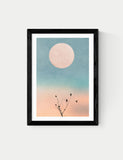 East End Prints framed art print Waking Up Warm, imported from the UK
