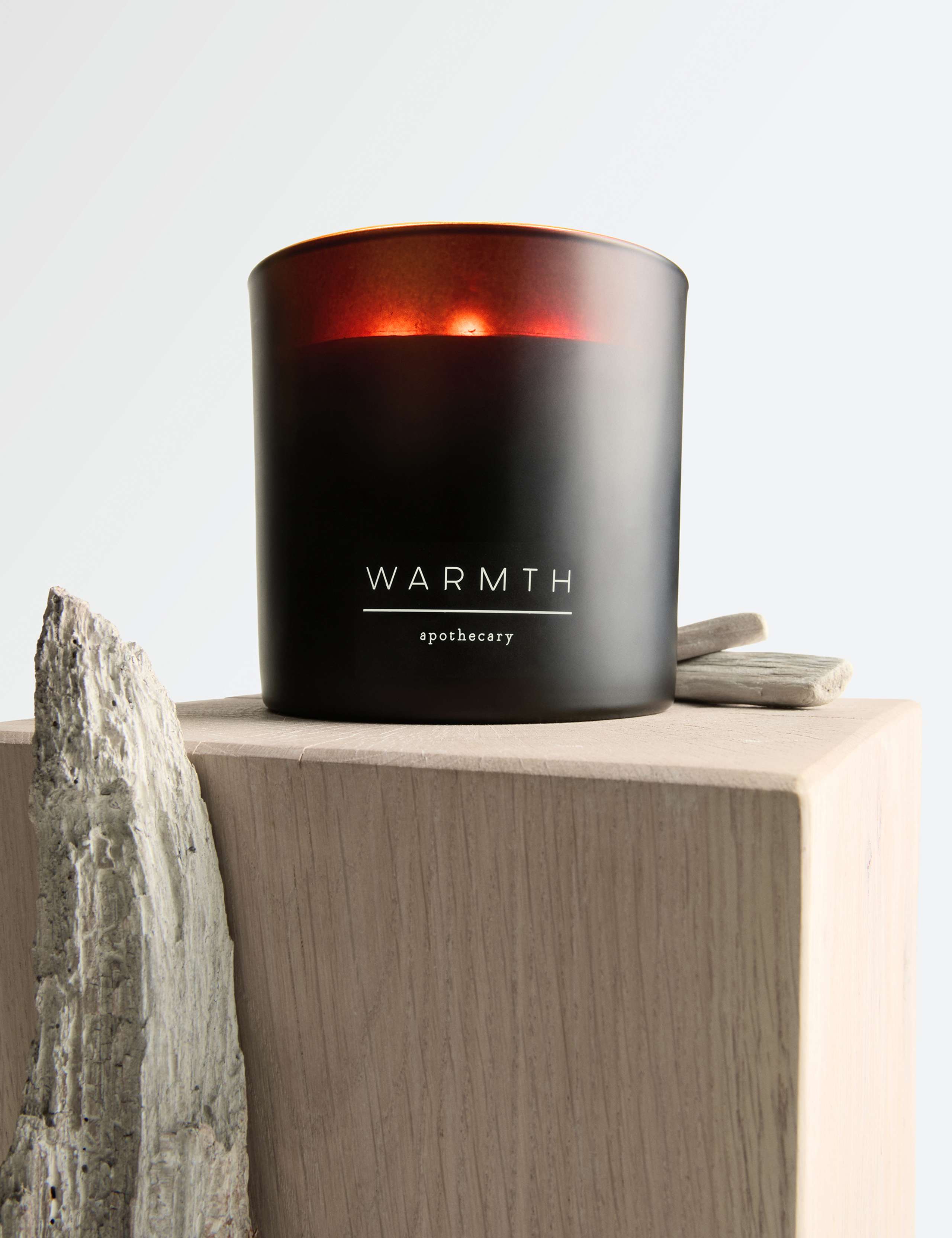 Warmth 3 wick candle Apothecary range - British product