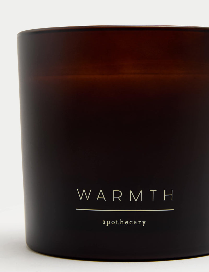 Warmth 3 wick candle Apothecary range - British product