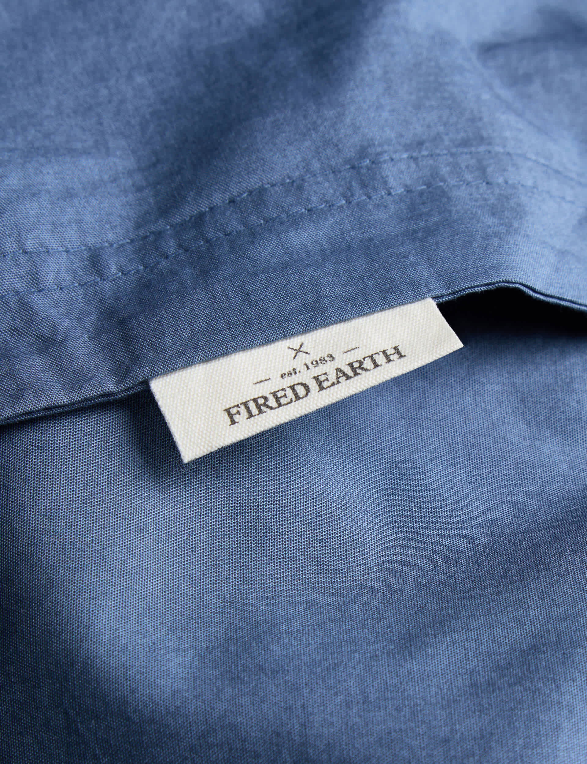 M&S X Fired Earth washed cotton duvet cover (British brand)