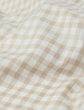 Piglet In Bed gingham washed cotton duvet cover (British brand)