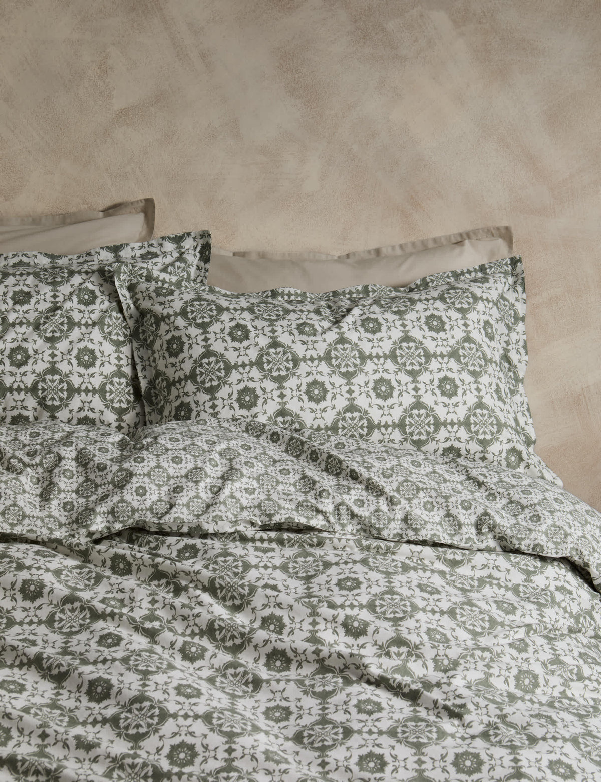 M&S X Fired Earth Washed Cotton Isabelle Printed Bedding Set (British brand)