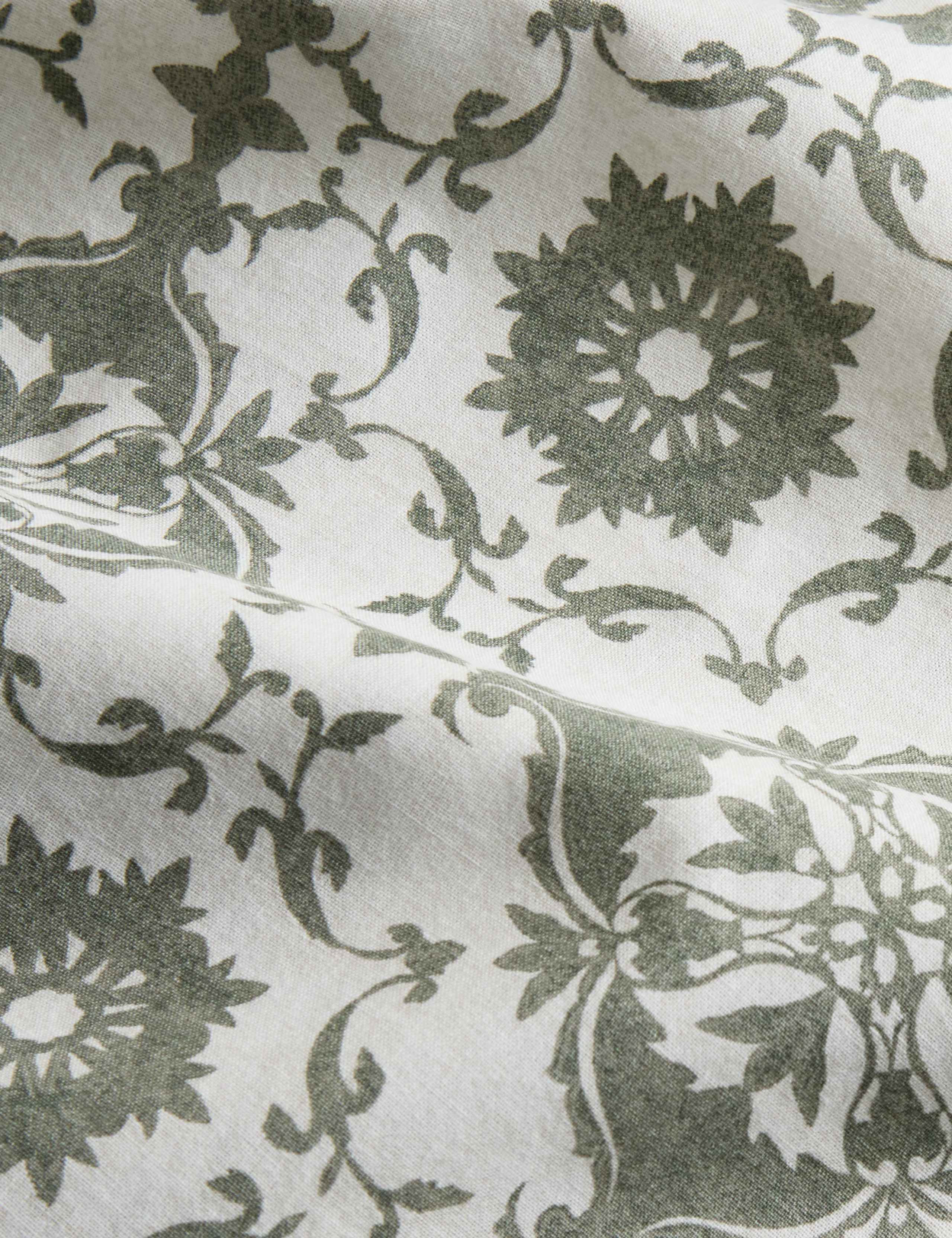 M&S X Fired Earth Washed Cotton Isabelle Printed Bedding Set (British brand)