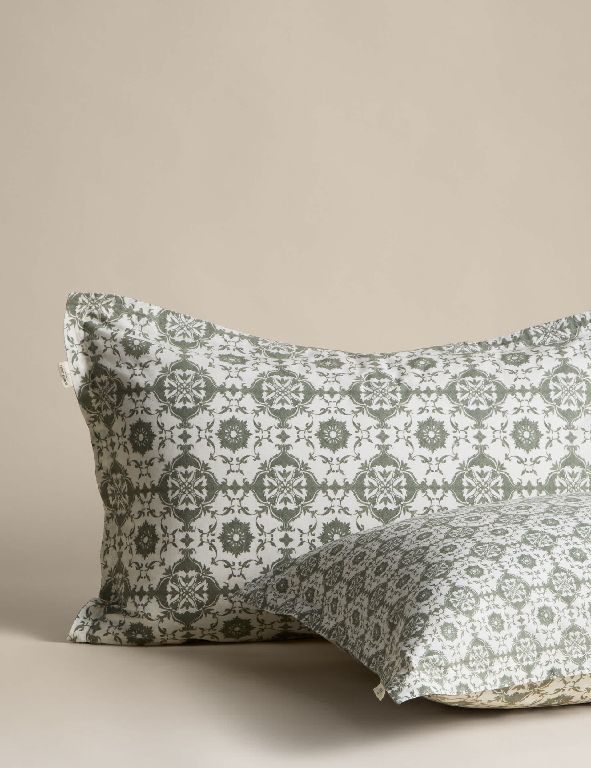 M&S X Fired Earth Washed Cotton Isabelle Printed Bedding Set (British brand)