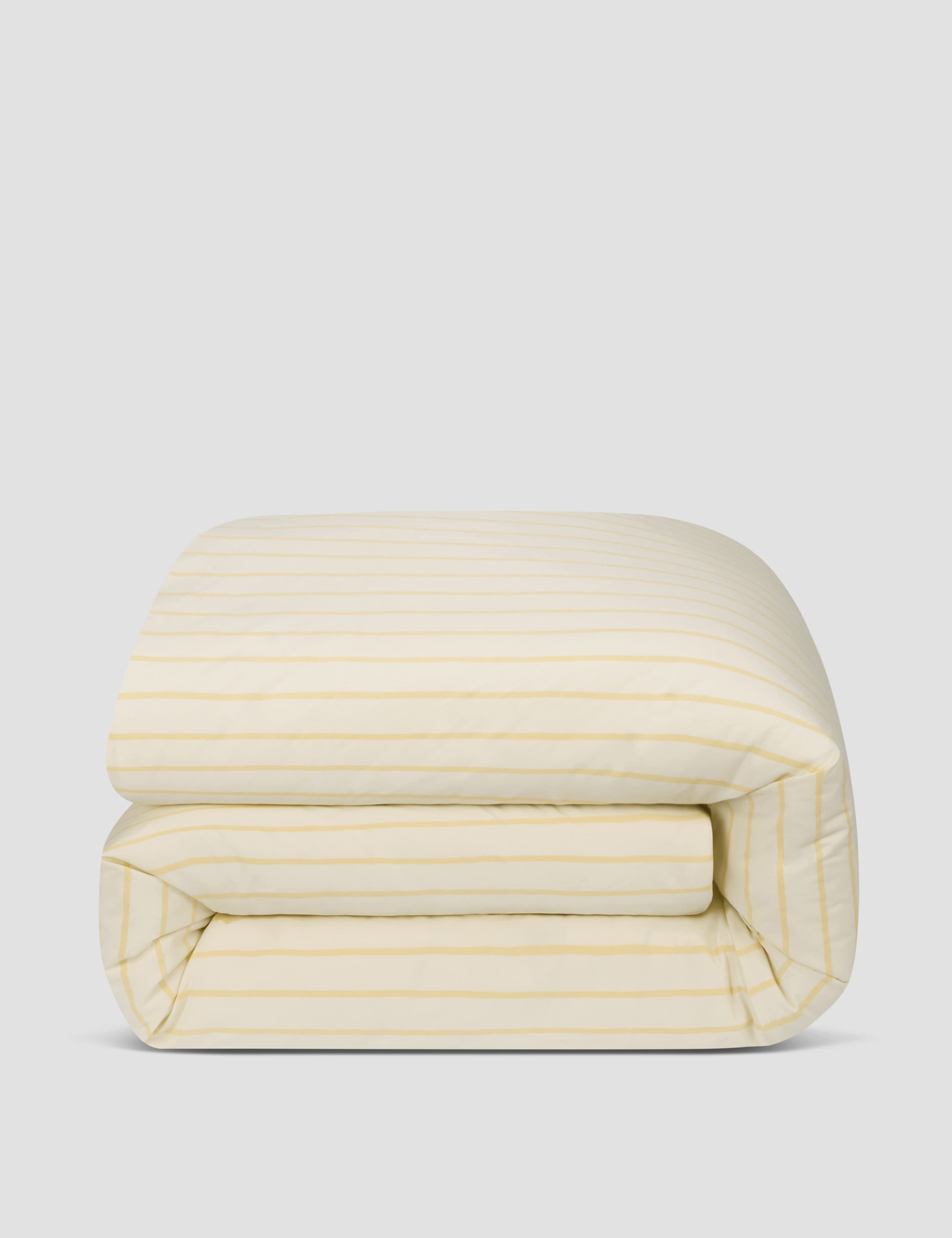 Piglet in Bed striped duvet cover - British product