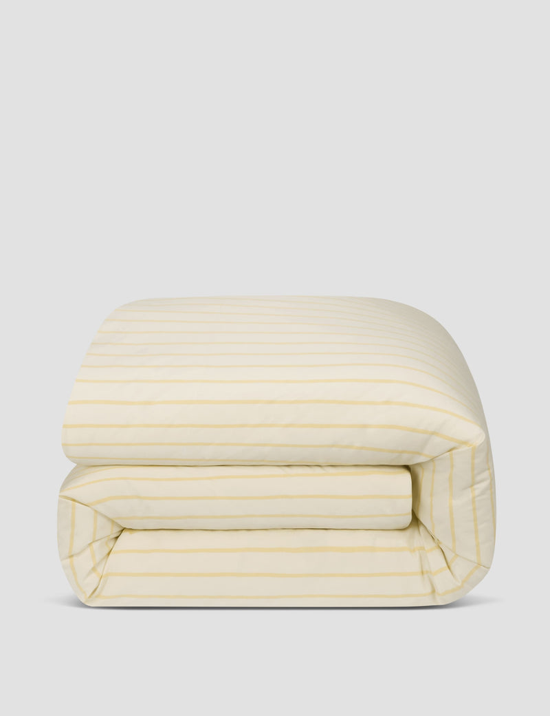 Piglet in Bed striped duvet cover - British product