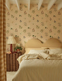Piglet in Bed striped duvet cover - British product