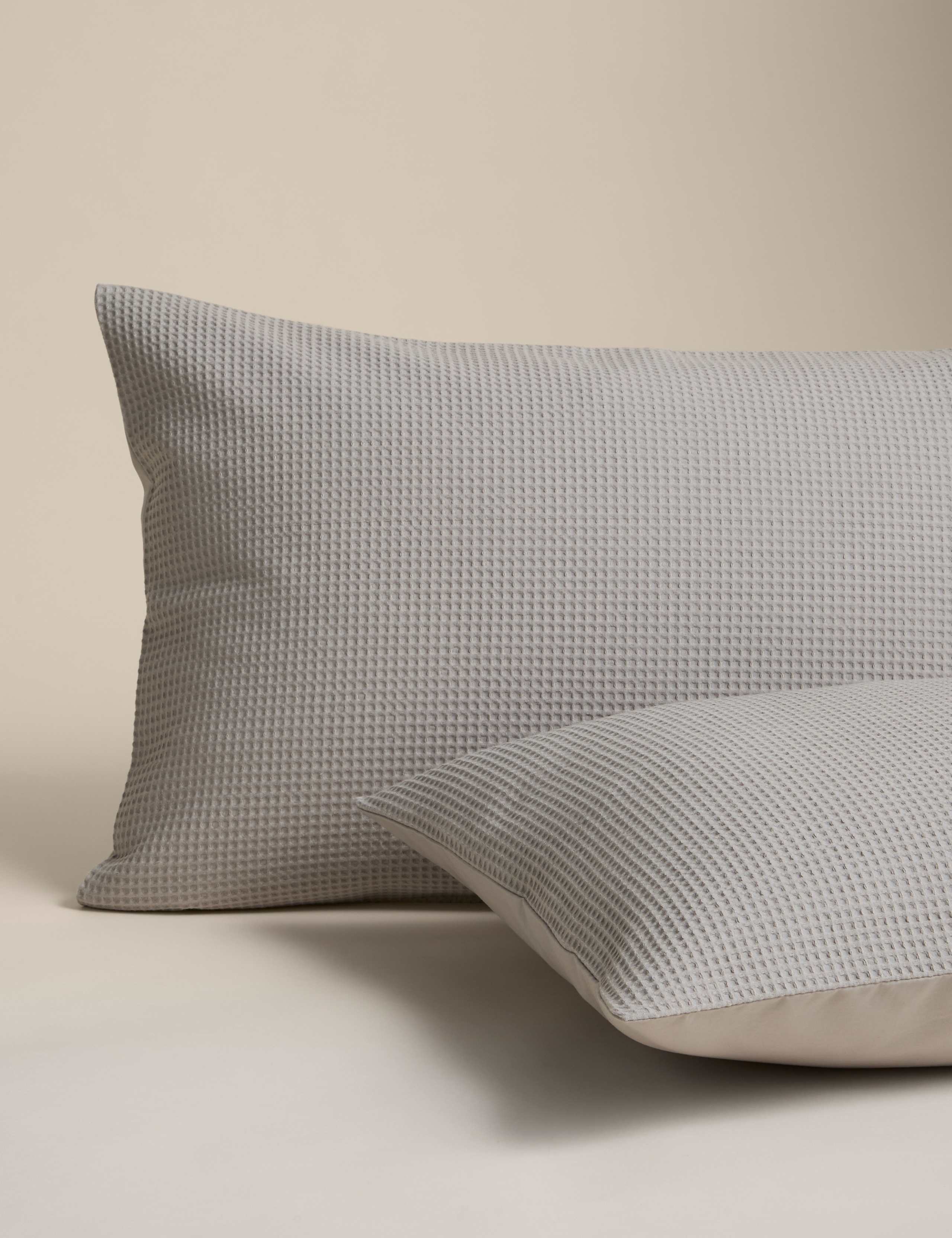 Soft washed cotton waffle bedding set, 100% cotton (British brand)