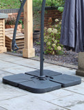 Water fillable cantilever parasol base 20kg - British product