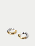 Waterproof hoop earrings 10mm mixed material, imported from the UK
