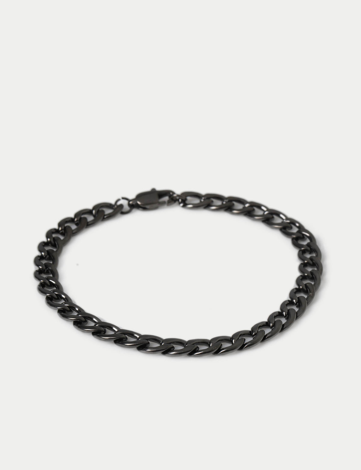 M&S gunmetal chain bracelet waterproof stainless steel, UK version