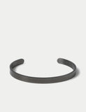 M&S stainless steel gunmetal open cuff bracelet, UK version