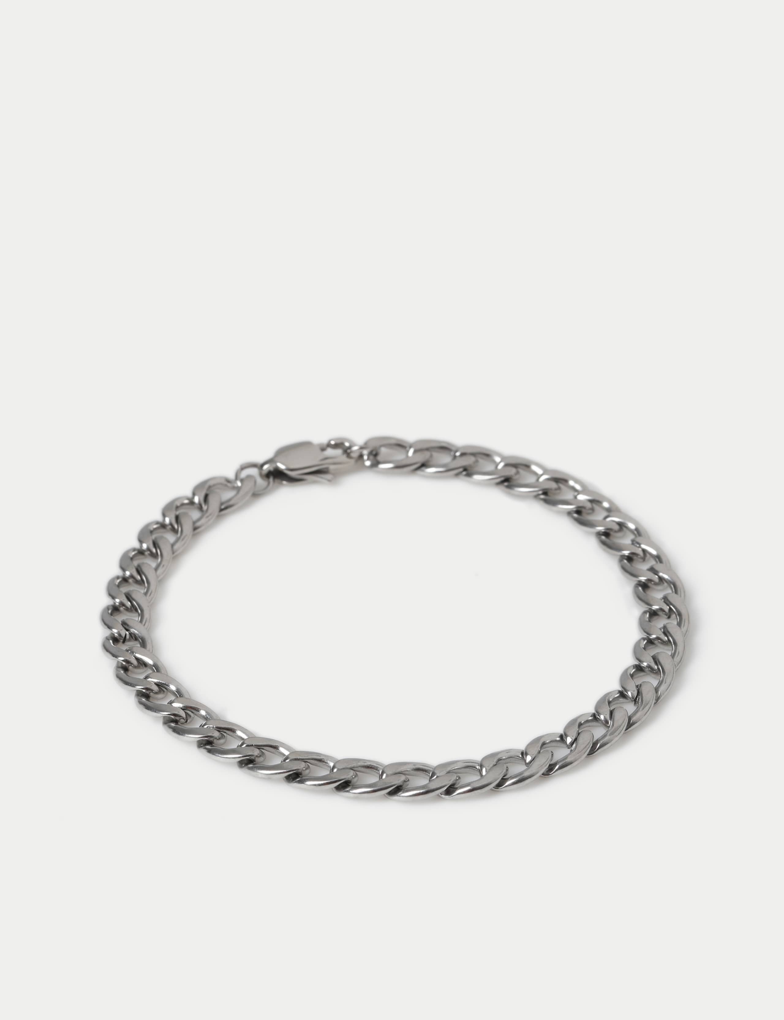 M&S waterproof stainless steel chain bracelet (British brand)