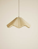 Wave Pleated ceiling lamp shade 40cm, UK version