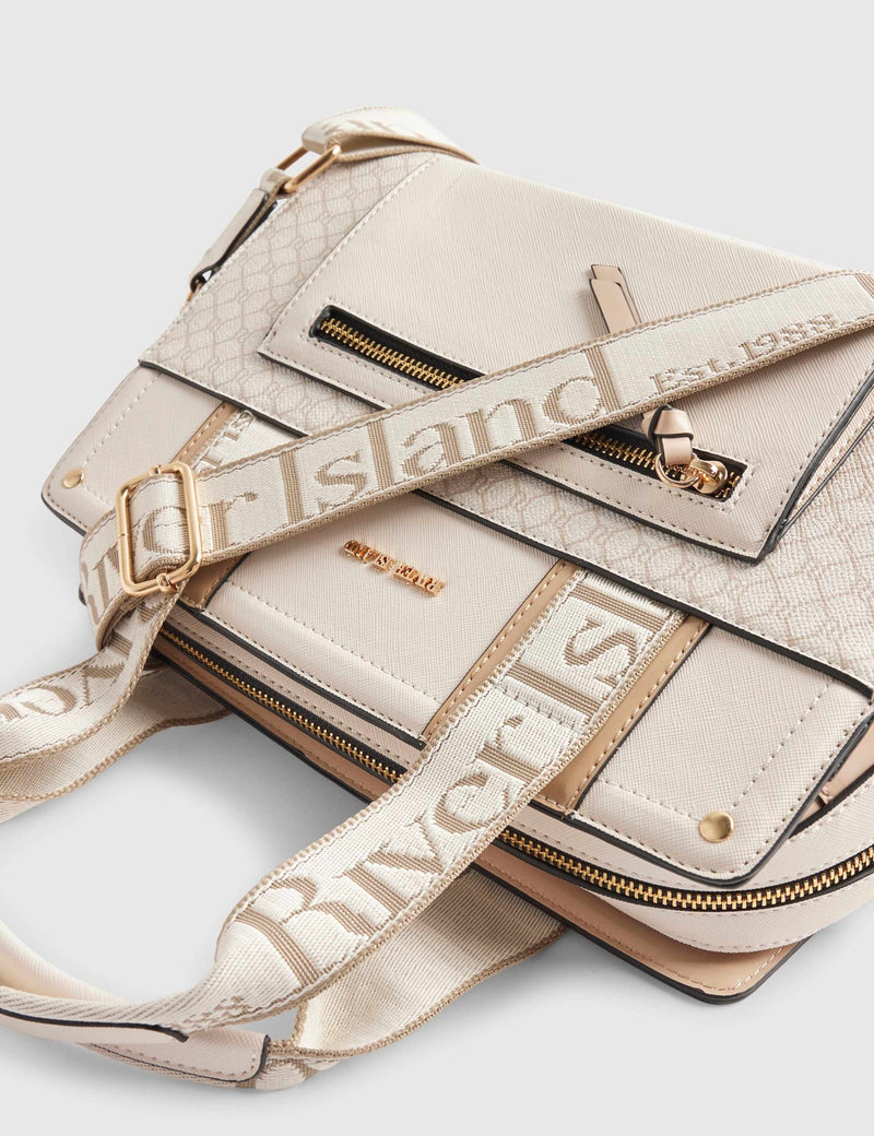 River Island webbing strap cross body tote bag (British brand)