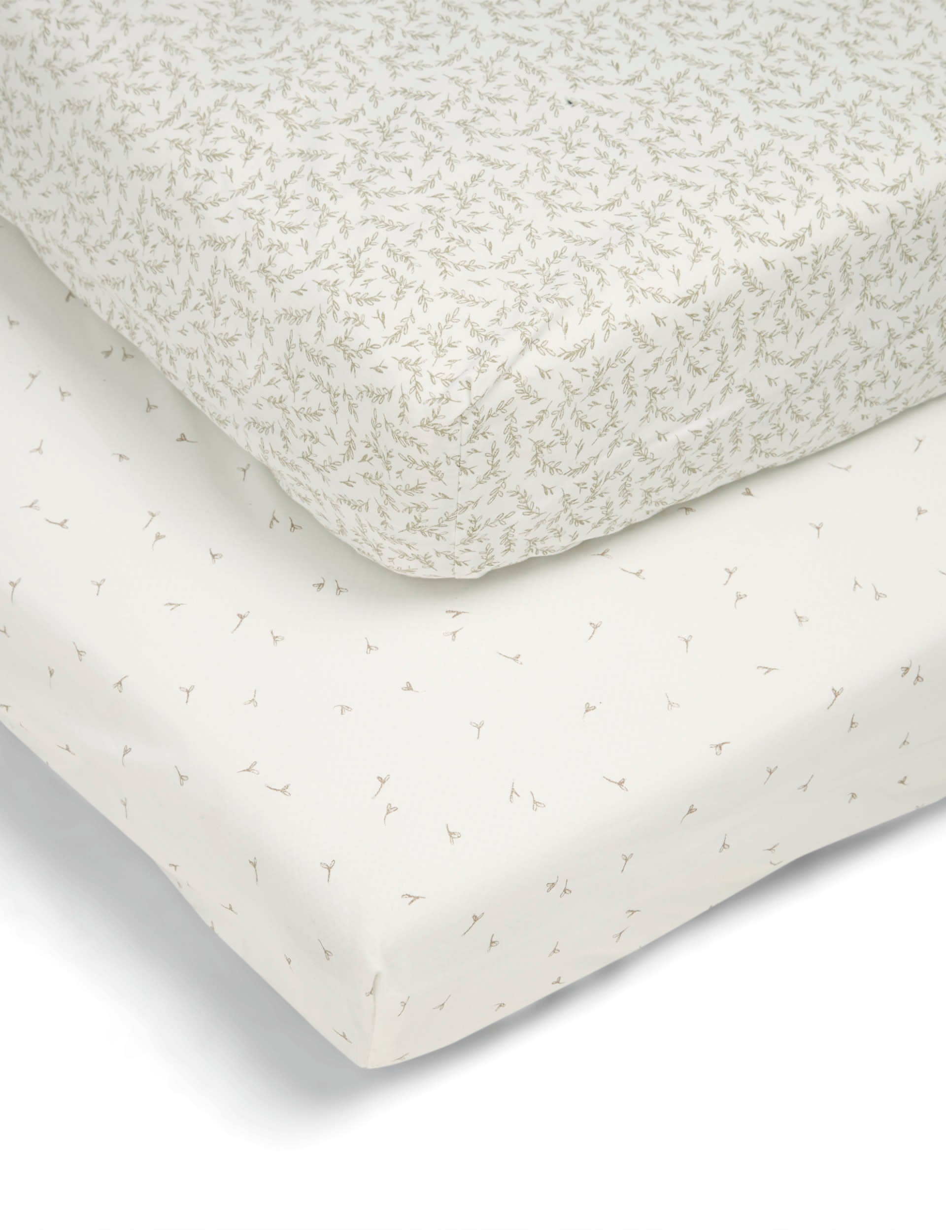 Mamas & Papas Welcome to the World Seedling collection cotbed fitted sheet (British brand)