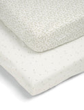 Mamas & Papas Welcome to the World Seedling collection cotbed fitted sheet (British brand)
