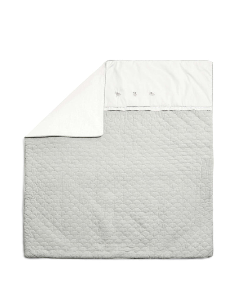 Mamas & Papas elephant cotbed quilt 2.5 tog, imported from the UK