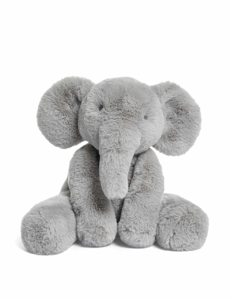 Mamas & Papas Elephant soft toy grey fur regular size (British brand)