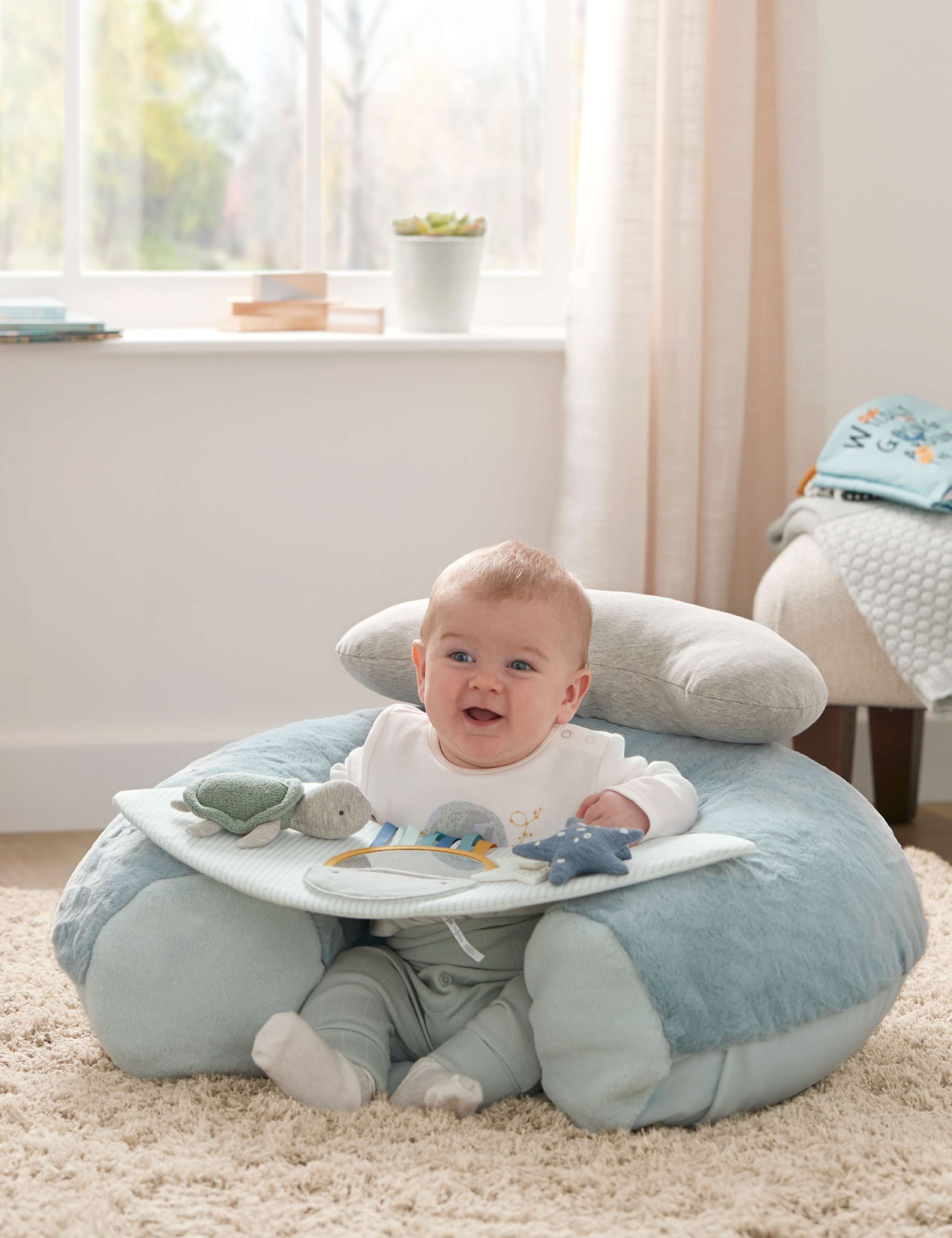 Mamas & Papas Under the Sea interactive seat, imported from the UK